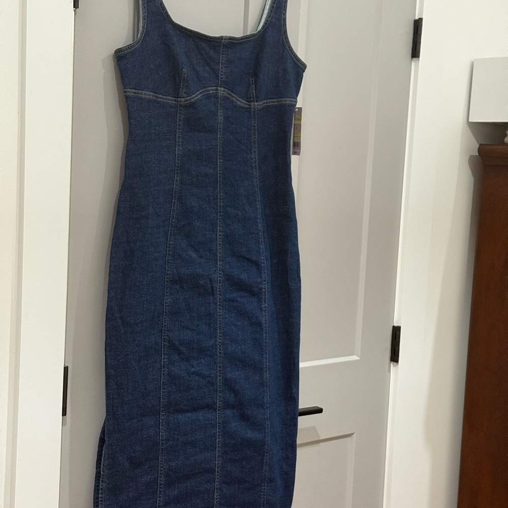 Wild Fable Dark Blue Denim Dress Size S